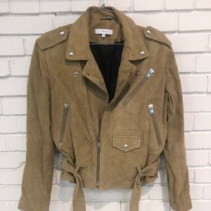 IRO Suede Moto Jacket